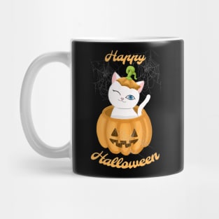 HALLOWEEN PUMPKIN CAT Mug